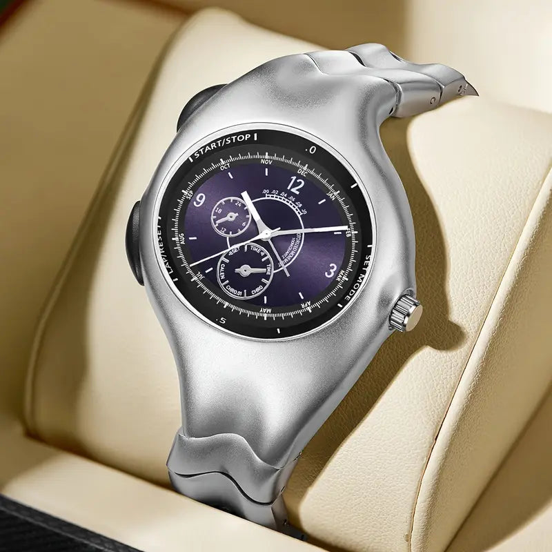 Montre torsadée originale pour homme