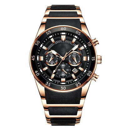 ✨Montre à quartz multifonctionnelle étanche pour hommes ✨