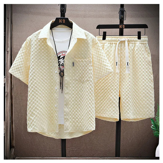 ✨Ensemble chemise et short pour homme