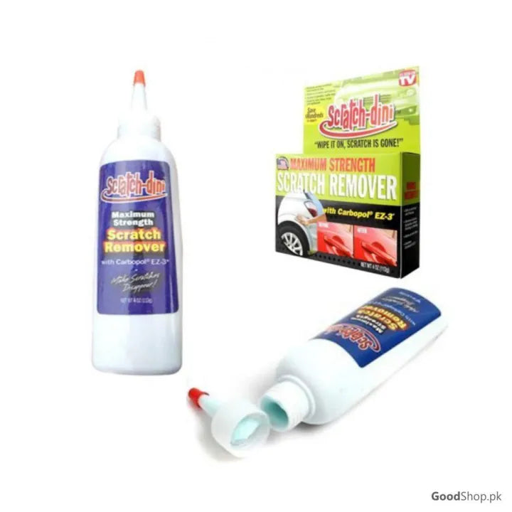 Dissolvant de rayures Scratch-dini pour voitures, motos, vélos de toutes tailles.
