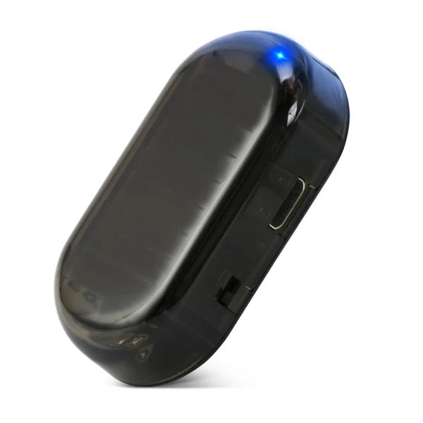 Voyant d'avertissement antivol de voiture à énergie solaire