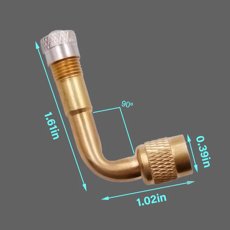 Adaptateur d'extension de valve de pneu universel pour voiture, vélo, moto, scooter