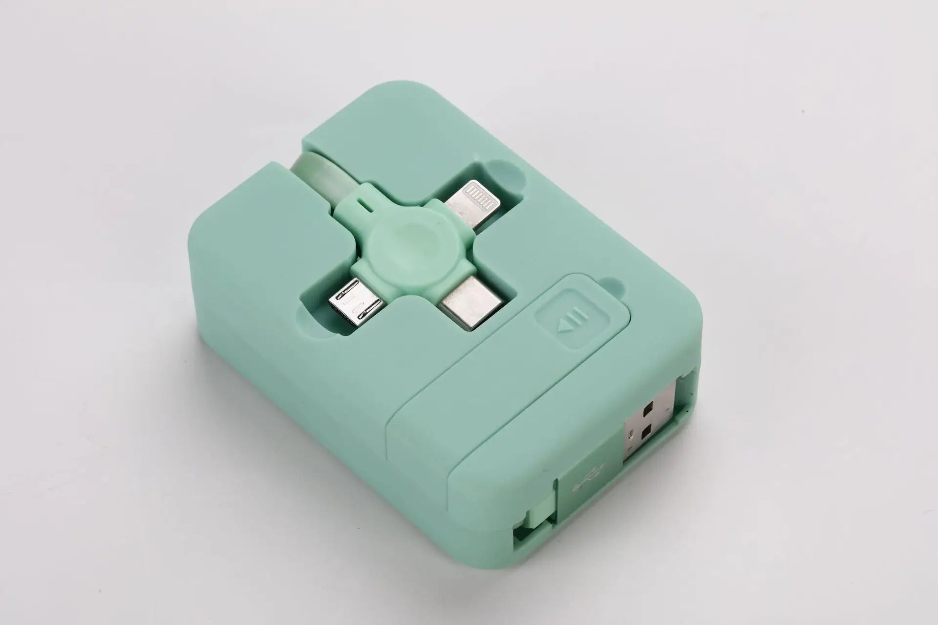 Câble micro USB de type C rétractable avec support de téléphone