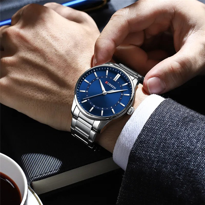 Montres CURREN en acier inoxydable pour hommes