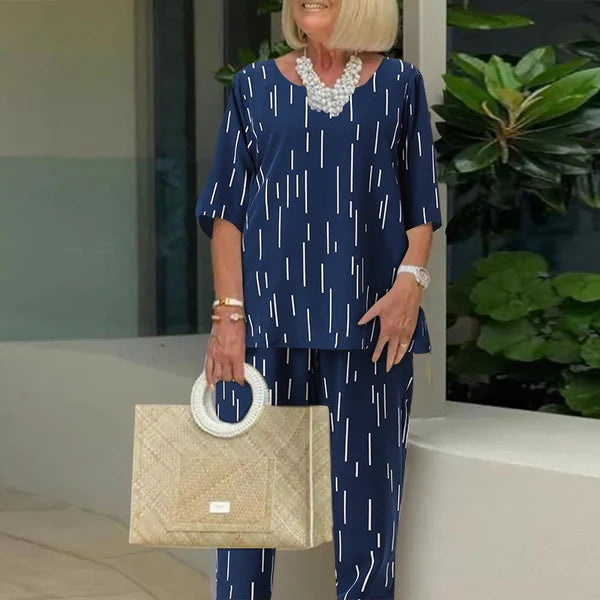 Élégance sans effort – Ensemble ample manches longues, style 2025