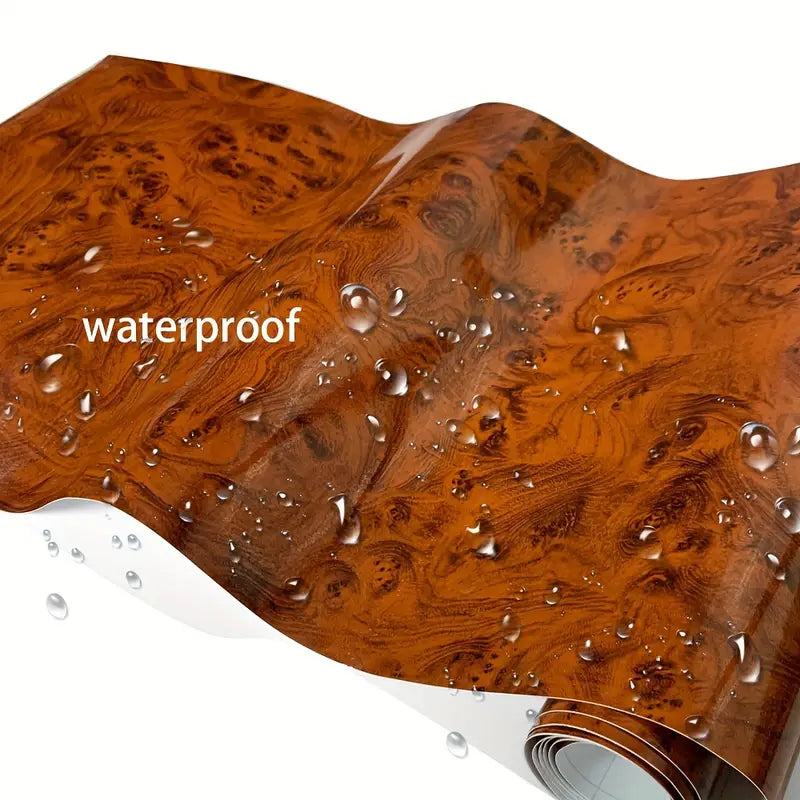 Autocollant Intérieur Voiture Effet Bois Brillant