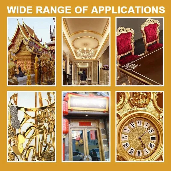 Peinture bronzante pailletée à base d'eau