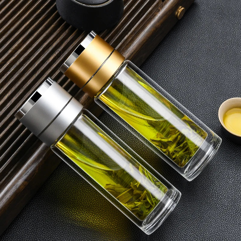 Bouteille d'eau en verre