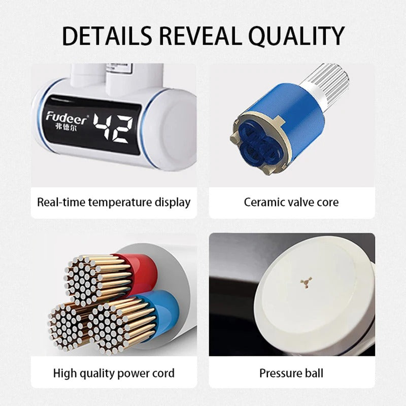 Chauffe-eau électriques instantanés sur le robinet