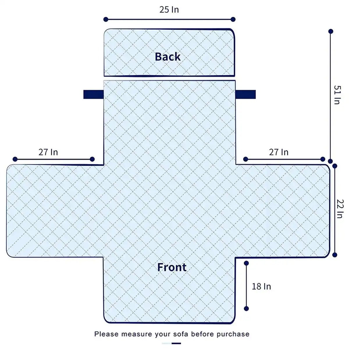 Couvercle de canapé, protecteur de meubles de fauteuil