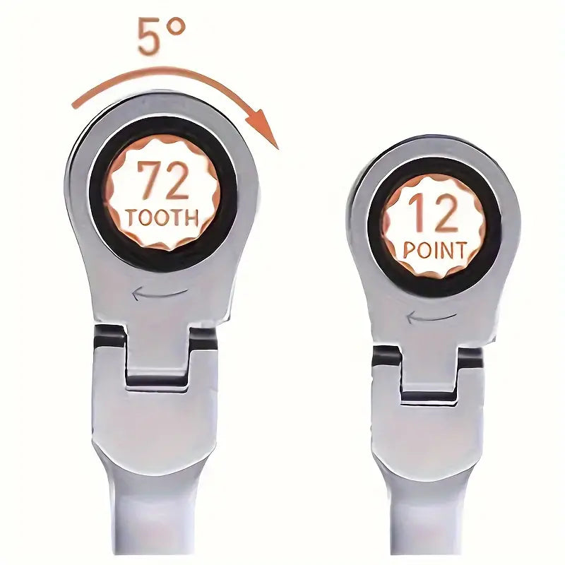 Kit de Clés à Cliquet Réglables 15 Pièces