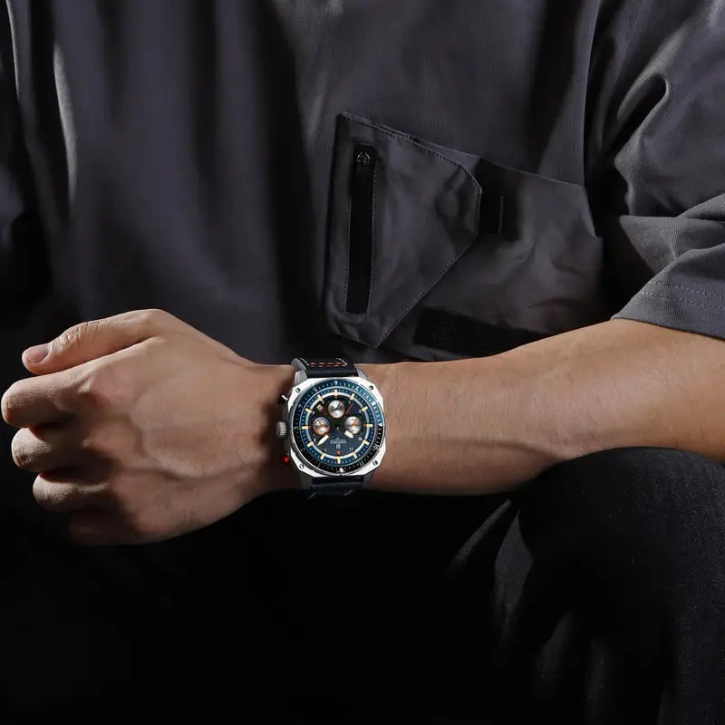 montre à quartz multifonctionnelle pour homme NAVIFORCE