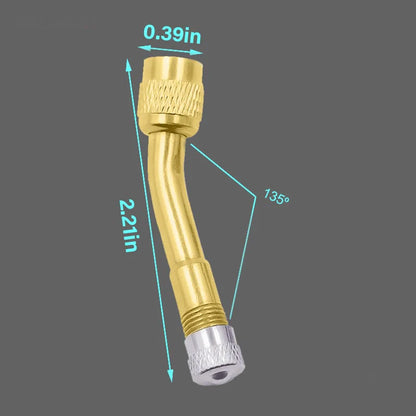 Adaptateur d'extension de valve de pneu universel pour voiture, vélo, moto, scooter