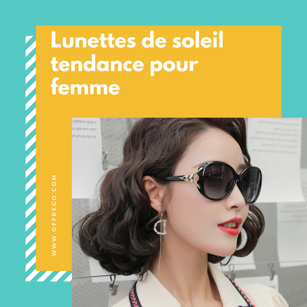 Lunettes de soleil  tendance pour femme