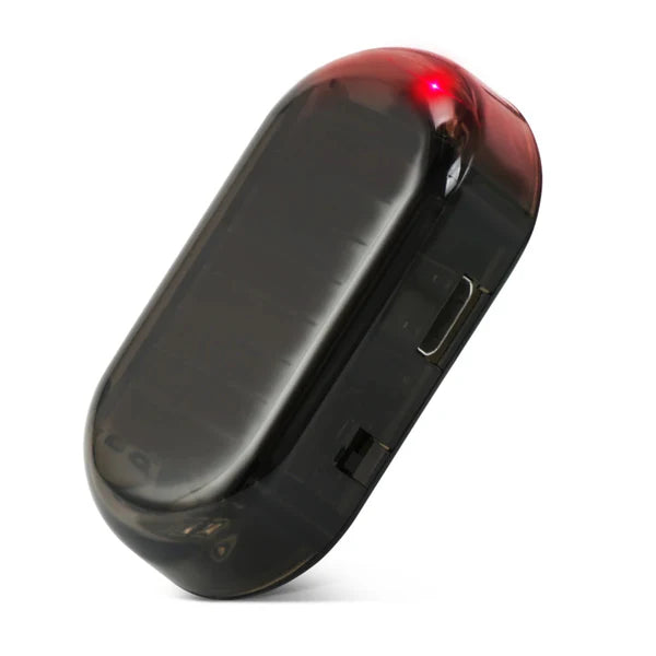 Voyant d'avertissement antivol de voiture à énergie solaire