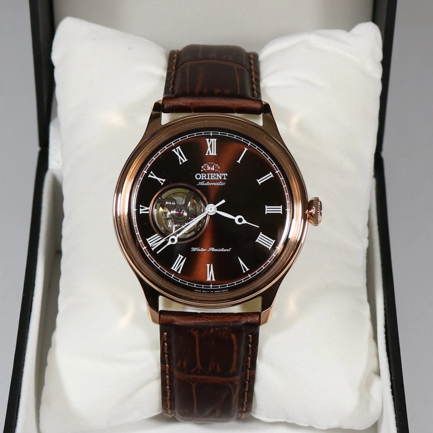 Montre Orient Classic Automatique Analogique pour Homme Cadran Marron