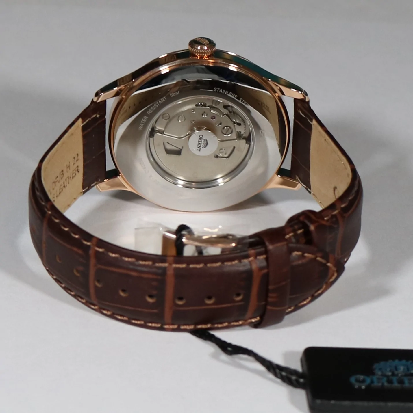Montre Orient Classic Automatique Analogique pour Homme Cadran Marron