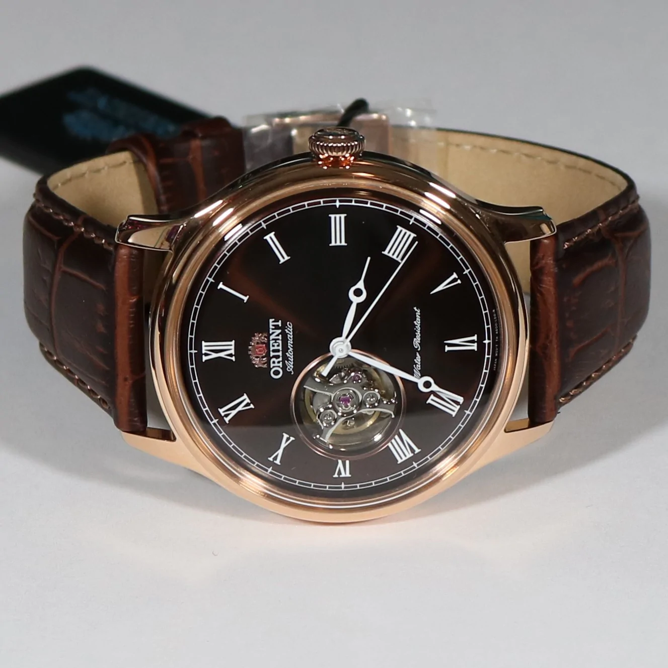 Montre Orient Classic Automatique Analogique pour Homme Cadran Marron