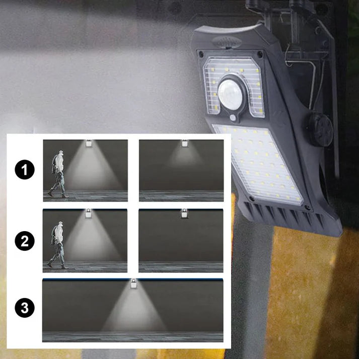 Lampe à induction solaire pour jardin et extérieur