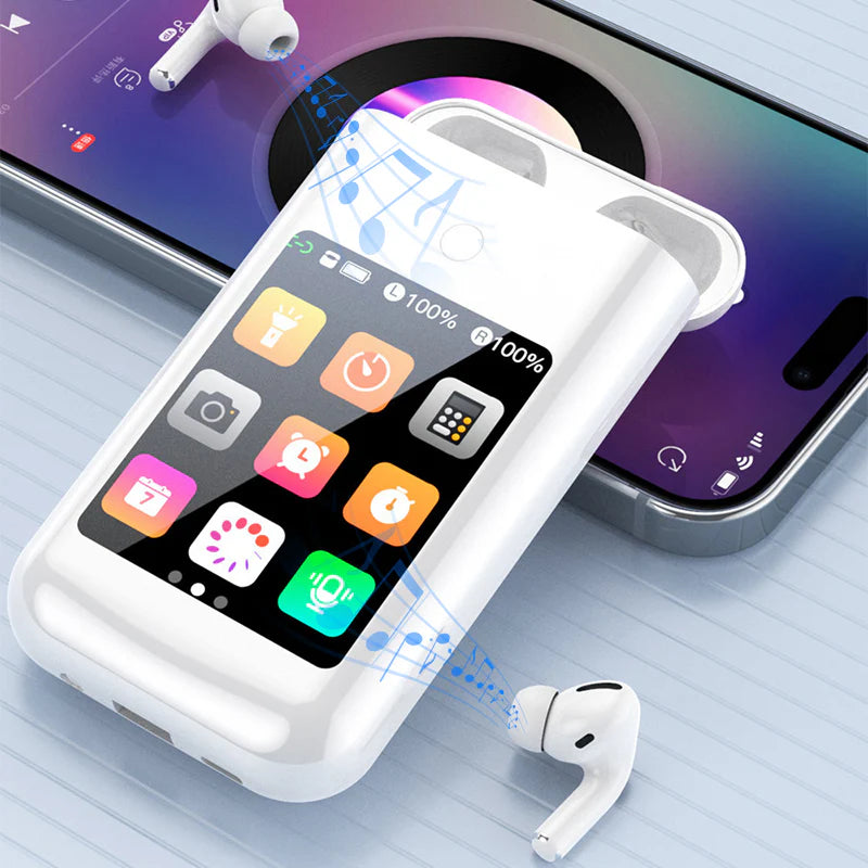 Écouteur Bluetooth multimédia 3 en 1 avec chargeur portable