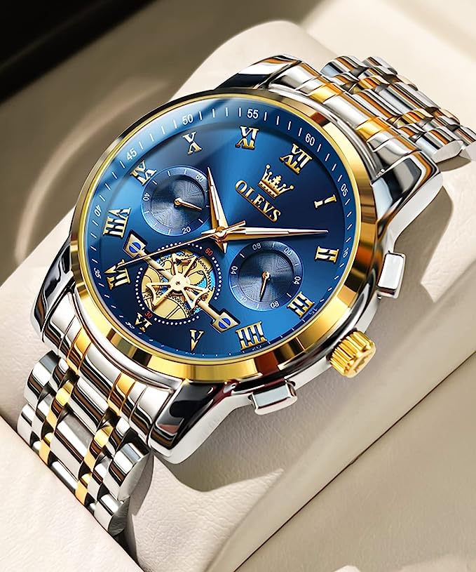 OLEVS Montre Luxe Business Chronographe