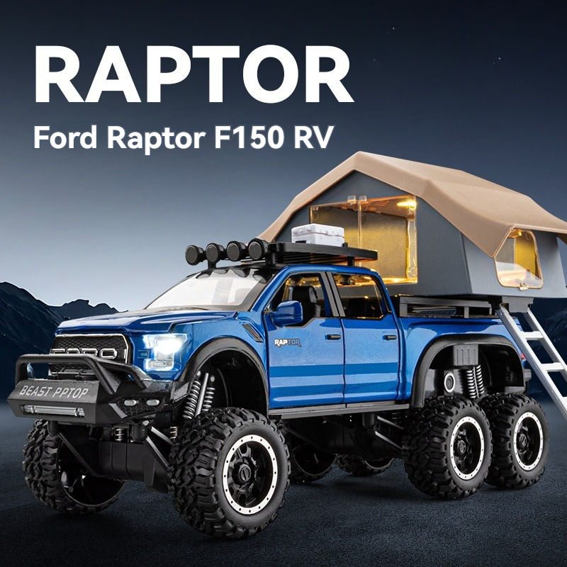 Raptor F150 modèle de voiture moulé sous pression en alliage