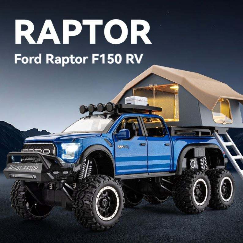 Raptor F150 modèle de voiture moulé sous pression en alliage