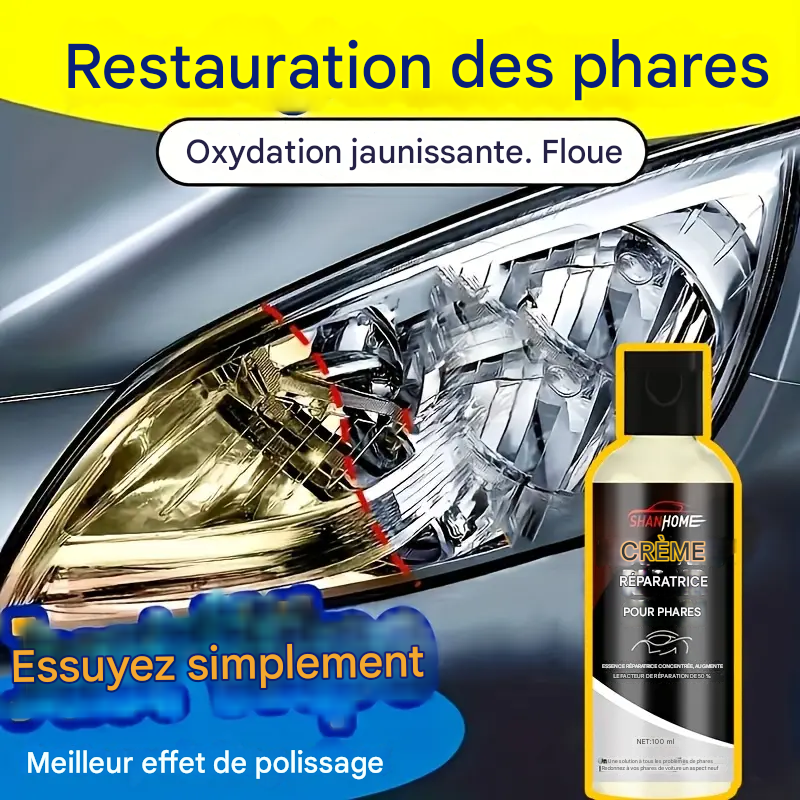 Peinture anti-rayures pour phares