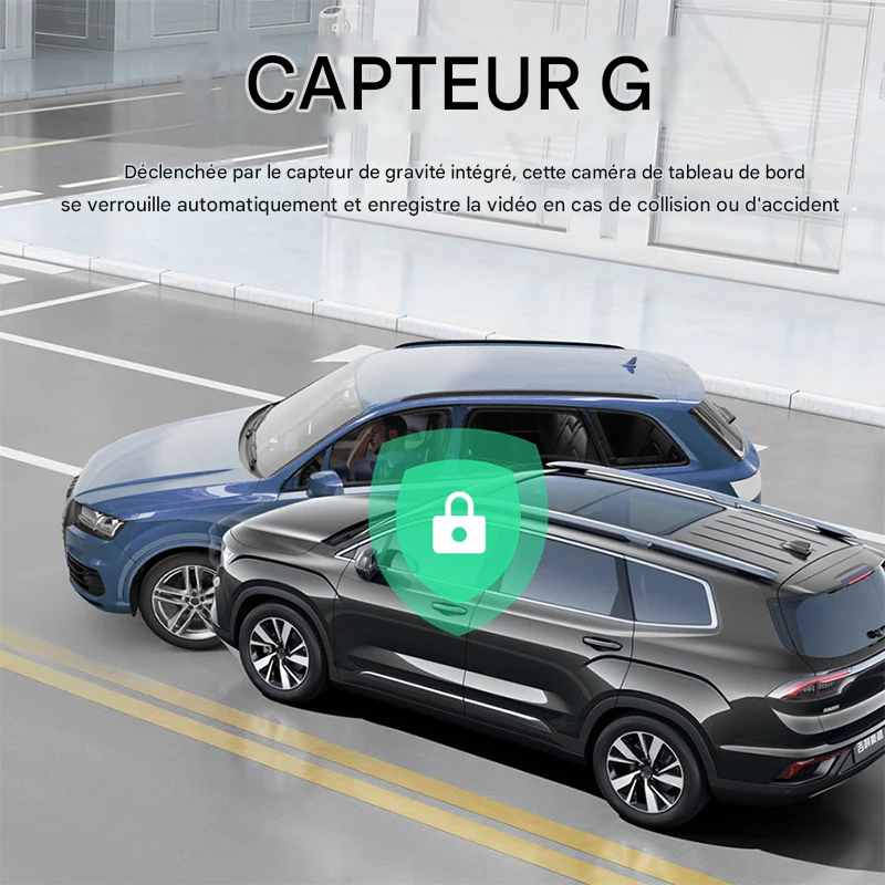 Enregistreur de voiture 4 canaux 1080P