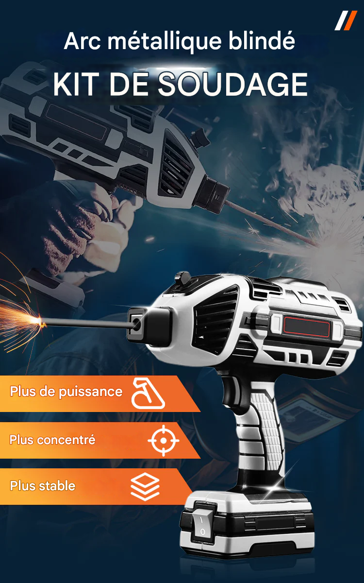 Kit de soudage à l'arc métallique blindé 4600 W