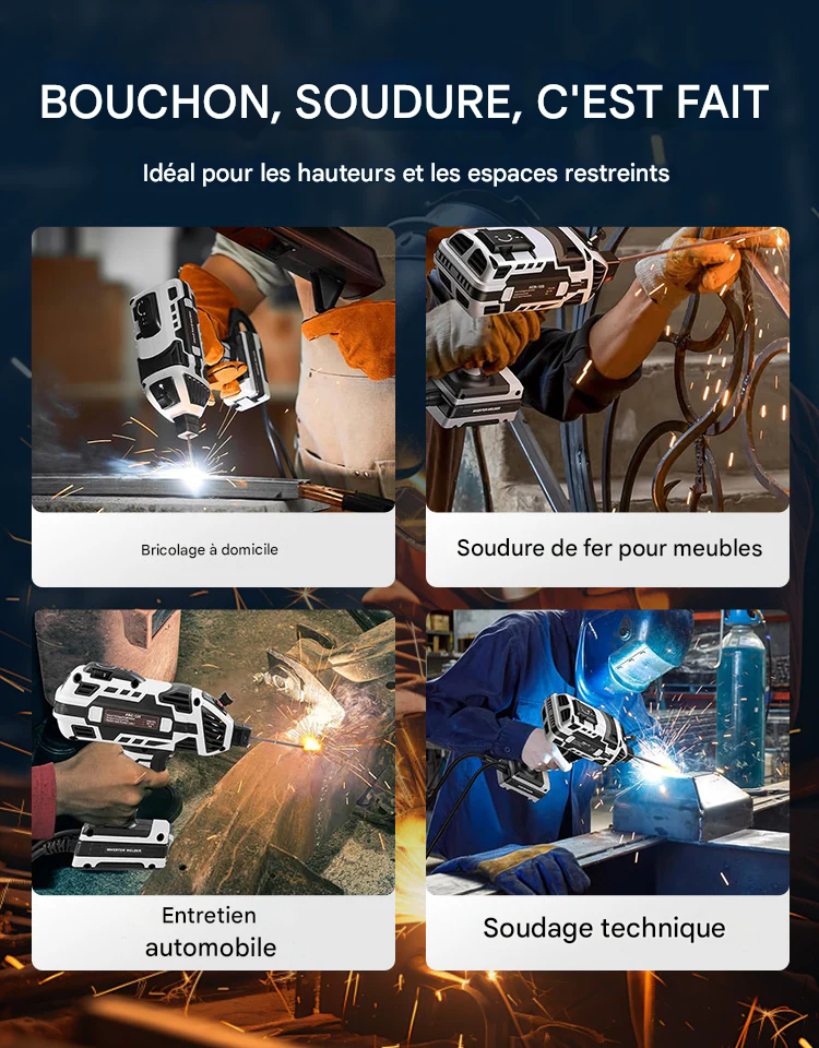 Kit de soudage à l'arc métallique blindé 4600 W