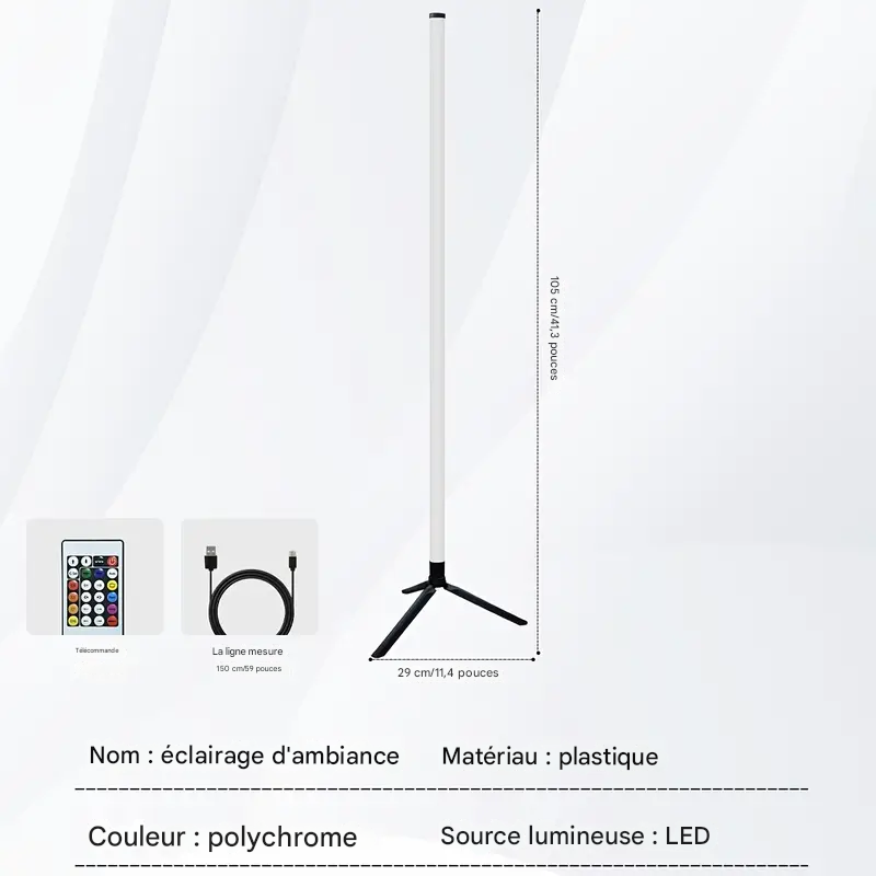 ✨Lumière d'angle LED moderne avec télécommande intelligente