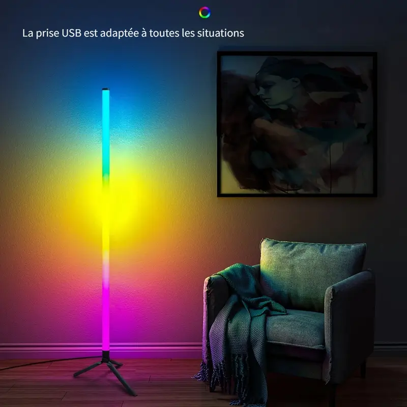 ✨Lumière d'angle LED moderne avec télécommande intelligente