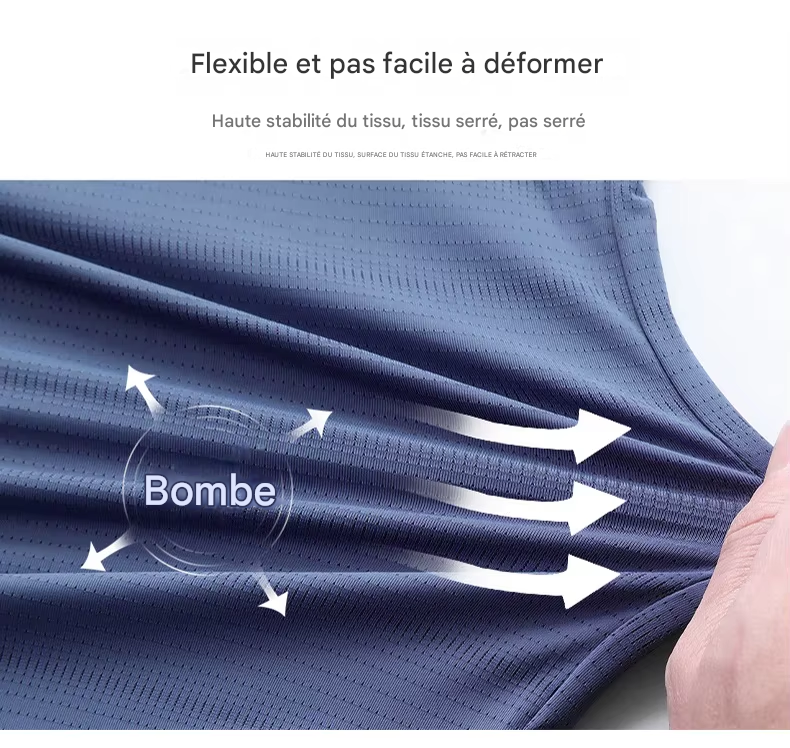 Pack de 3 gilets de sport décontractés d’été pour hommes