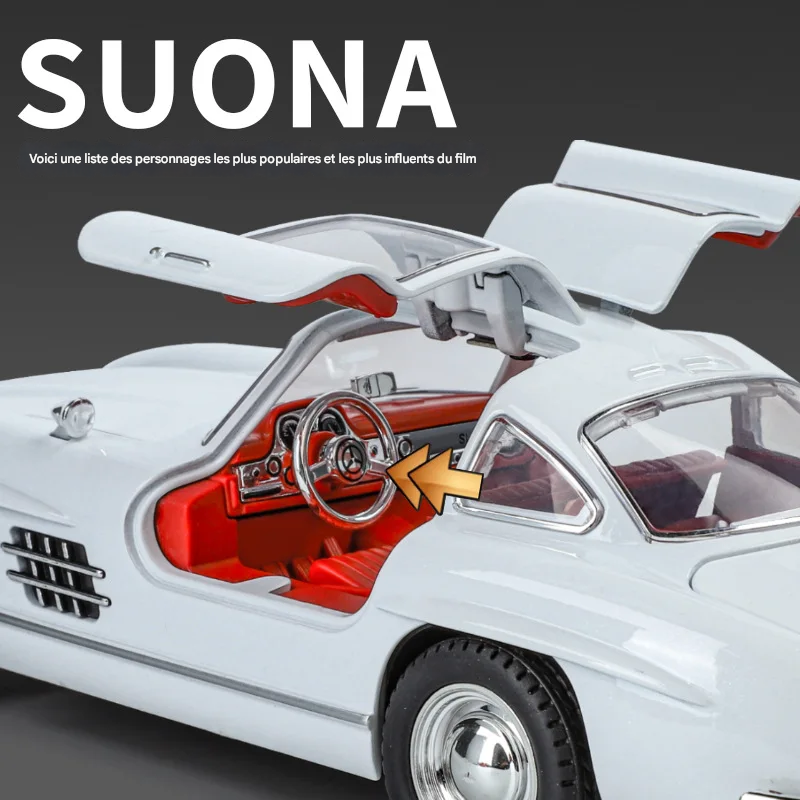 Pack Prestige Rétro : Mercedes-Benz 300SL & |Mini Vélo en Alliage