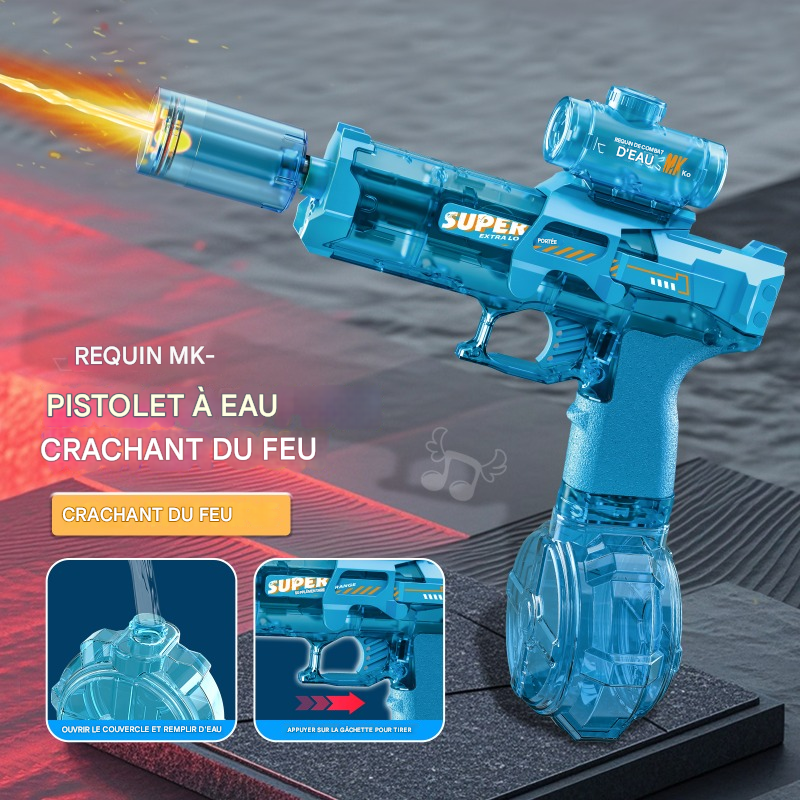 Pistolet à eau électrique à LED
