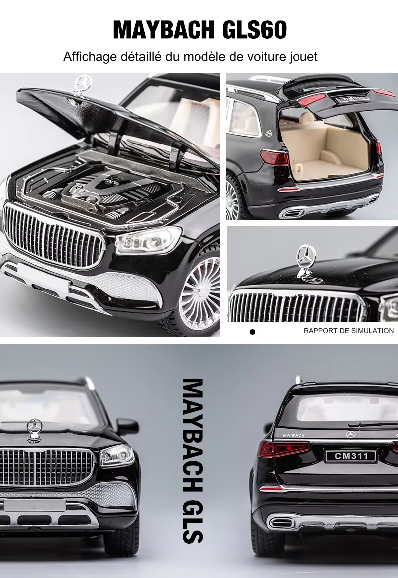 Modèle réduit Mercedes-Benz Maybach GLS600 1:24
