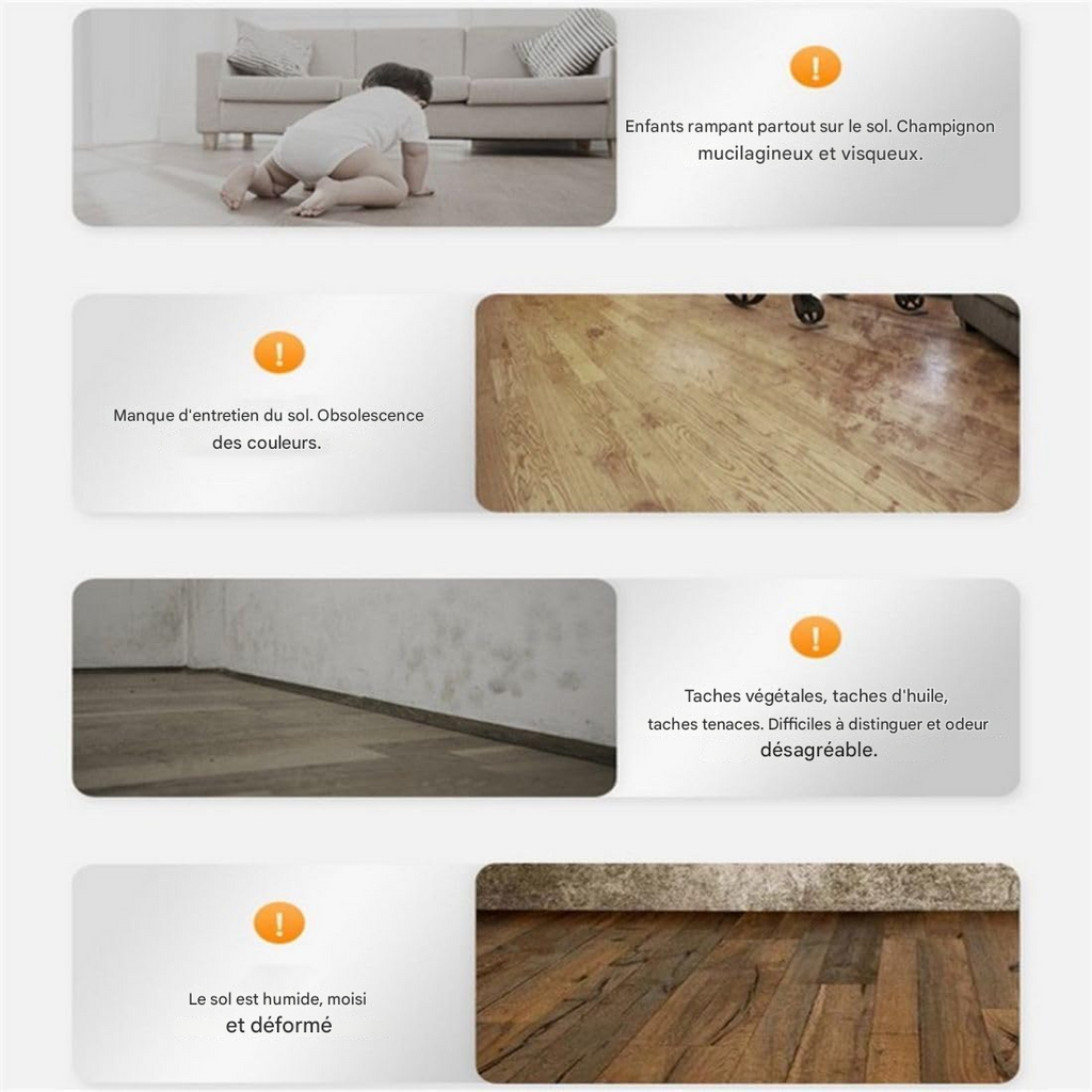 Nettoyant pour sols anti-taches et anti-odeurs