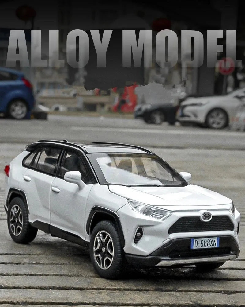 Modèle de voiture en alliage moulé sous pression – SUV RAV4, échelle 1:32