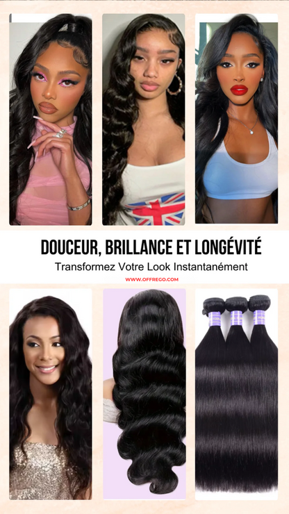 ✨UNice Cheveux Brésiliens Body Wave✨
